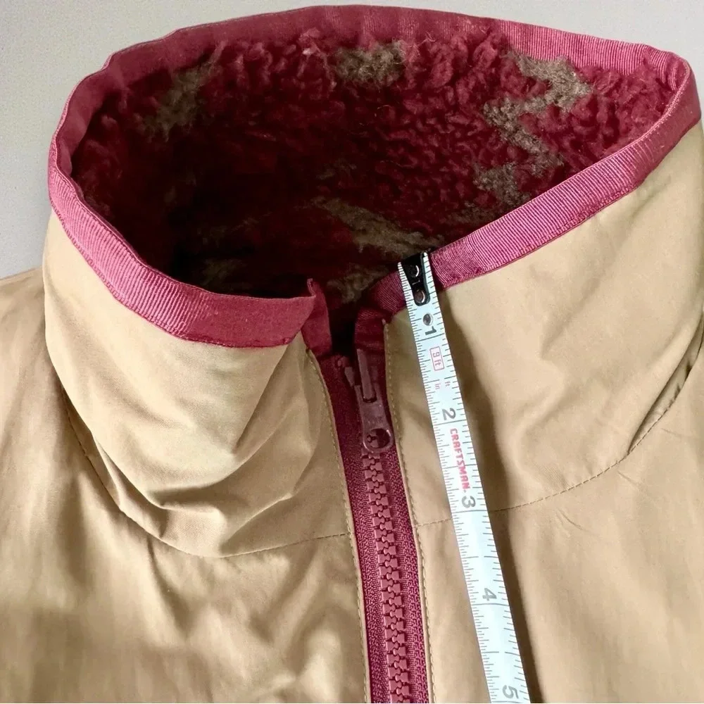 JOHN ELLIOTT REVERSIBLE POLAR FLEECE FULL ZIP ROAN JACQUARD Size 3 / L